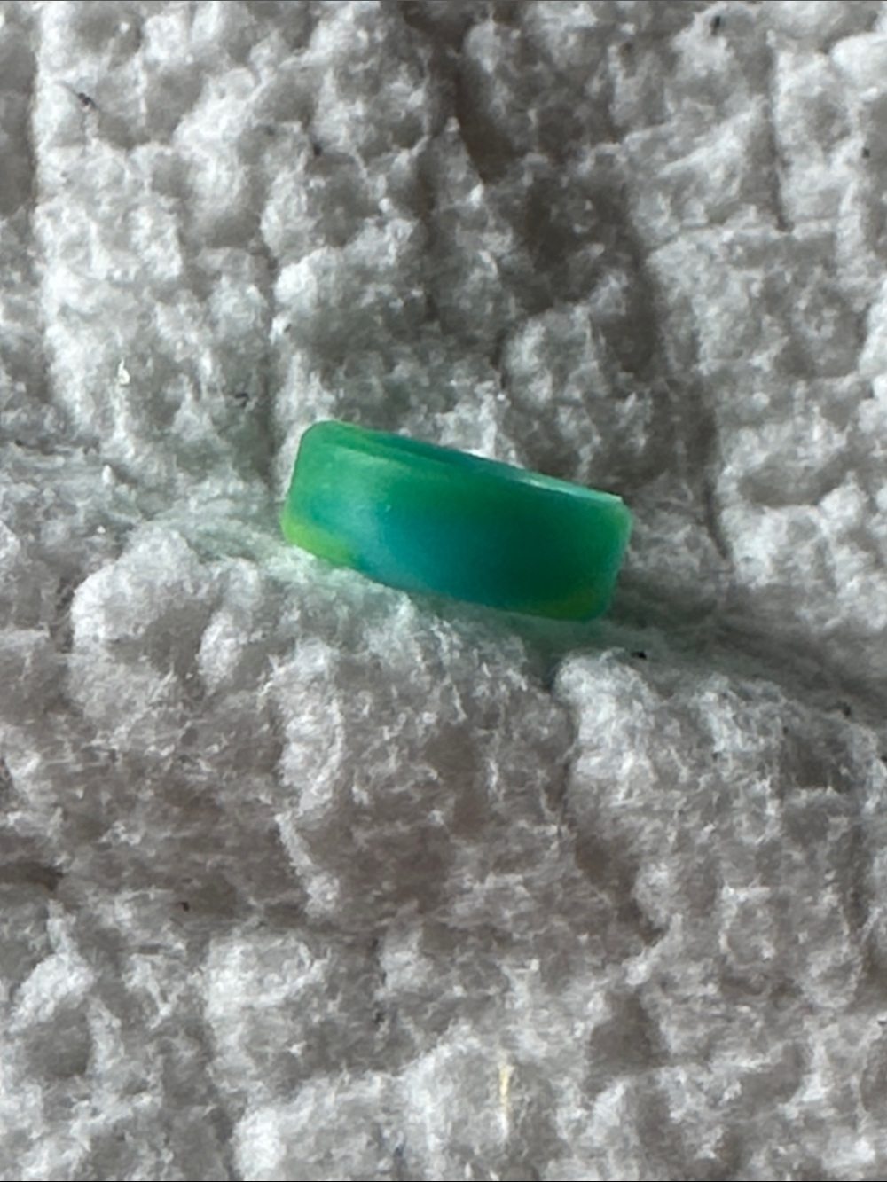 QALO Aurora Blue Glow Silicone Ring
